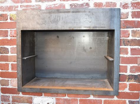 metal fireplace box|firebox inserts.